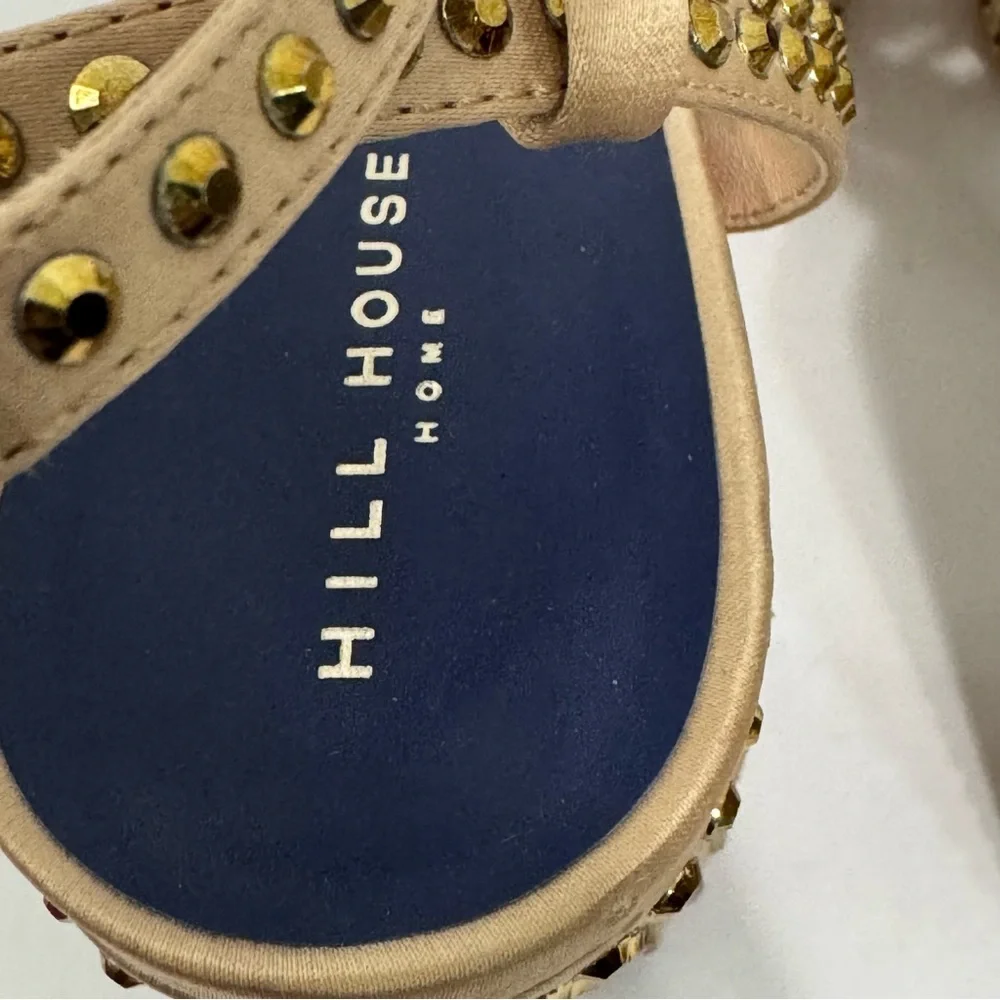 Hill House Gold Home for the Party Studded Platform Heels size 40